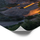 Faraglioni en Tonnara in Scopello, Sicilië Poster (Hoek)