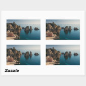 Faraglioni en Tonnara in Scopello, Sicilië Rechthoekige Sticker (Vel)