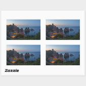 Faraglioni en Tonnara in Scopello, Sicilië Rechthoekige Sticker (Vel)