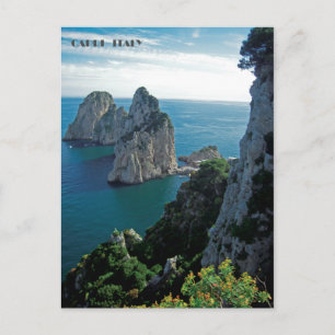 Faraglioni Rocks, eiland Capri briefkaart
