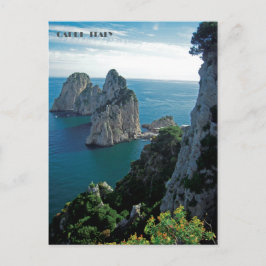 Faraglioni Rocks, eiland Capri briefkaart