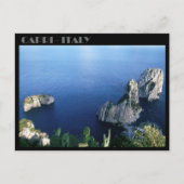 Faraglioni Rocks, eiland Capri briefkaart (Voorkant)