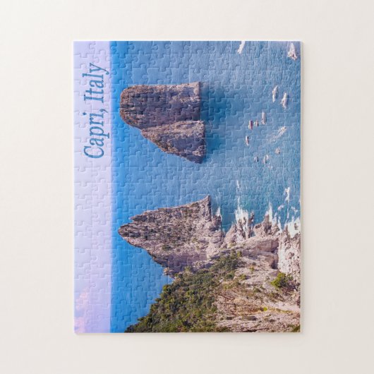 Faraglioni Rotsen, Capri Italië Legpuzzel (Verticaal)