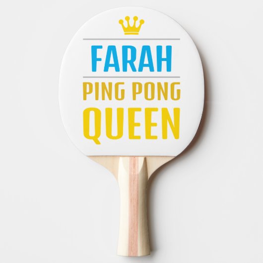 Farah Tafeltennisbatje (Voorkant)