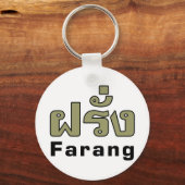 Farang ♦ Buitenlanders in het Thaise Taalscript ♦ Sleutelhanger (Voorkant)