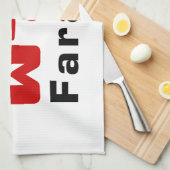 Farang ♦ Buitenlanders in het Thaise Taalscript ♦ Theedoek (Quarter Fold)