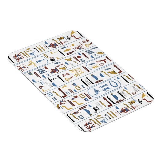 Farao Ancient Egypt Hieroglyphs Magneet (Rechterzijde)