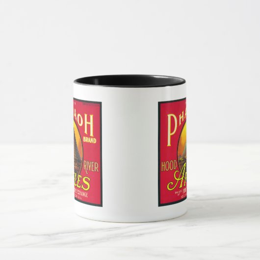 Farao Apple Crate LabelHood River, OF Mok (Midden)