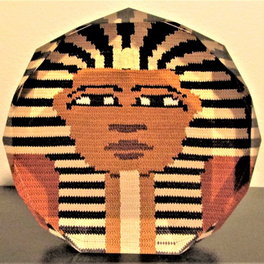 Farao Artisan Haakprint op Vrijstaand Fotoblokken