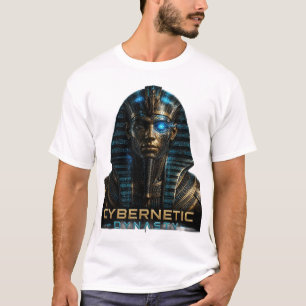 Farao Cyborg Oud Egypte Cyberpunk T-Shirt