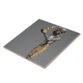 Farao die een aanbod doet voor de Goddess Maat Tegeltje (Zijkant)