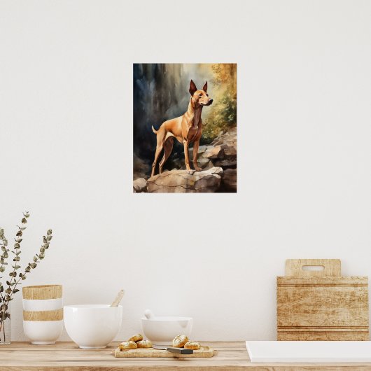Farao Dog Art Print Poster (Keuken)