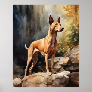 Farao Dog Art Print Poster