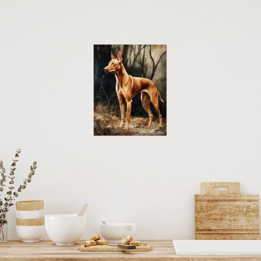 Farao Dog Art Print Poster (Keuken)