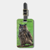 Farao Eagle Owl Bagagelabel (Voorkant verticaal)