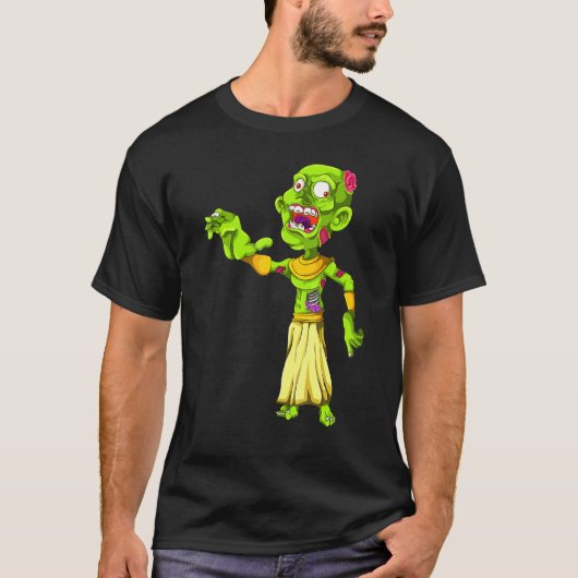 Farao Egypte Geschiedenis Idee Zombie T-shirt (Voorkant)