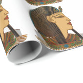 Farao Egyptische Folk Art Cadeaupapier (Rol Hoek)