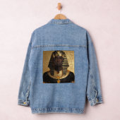 Farao Energie — Oude Afrikaanse Koning Moderne Kun Denim Jacket (Hangar)