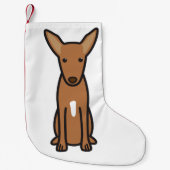 Farao Hound Dog Cartoon Kleine Kerstsok (Voorkant)