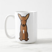 Farao Hound Dog Cartoon Koffiemok (Links)