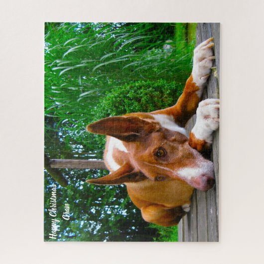 Farao Hound Dog. Legpuzzel (Verticaal)