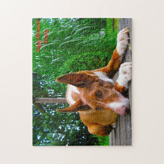 Farao Hound Dog. Legpuzzel (Verticaal)