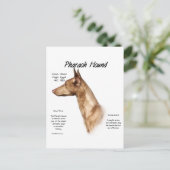 Farao Hound Geschiedenis Ontwerp Briefkaart (Staand voorkant)