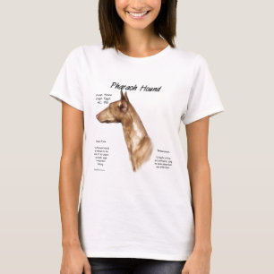 Farao Hound Geschiedenis Ontwerp T-shirt
