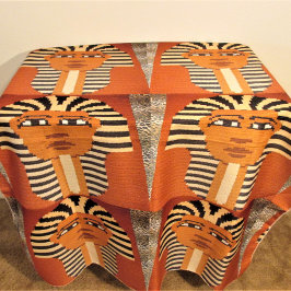 Farao Kings Zwart Bruin Artisan Haakprint Wandkleed