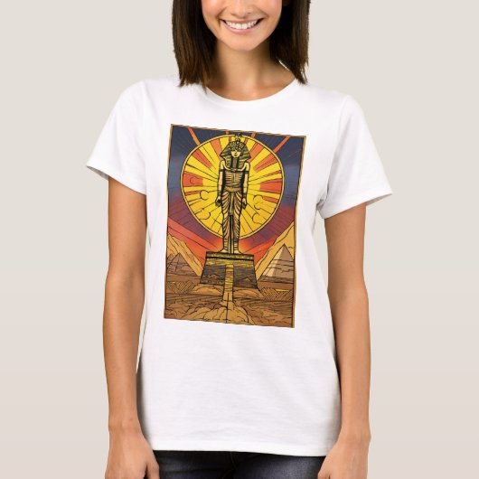 Farao laat de zon opkomen t-shirt (Voorkant)