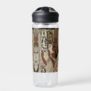 Farao Oud Egypte Grafitti op muurschildering Kunst Waterfles