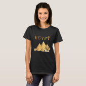 Farao Piramides Sfinx Egypte Tut Egyptisch T-shirt (Voorkant volledig)