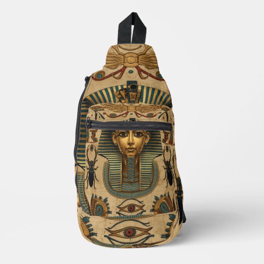 Farao Print |  Schoudertas Sling Bag (Voorkant)