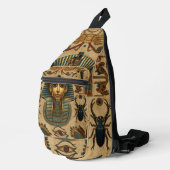 Farao Print |  Schoudertas Sling Bag (Rechterhoek)
