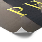 Farao | Pyramiden | Golden thunder | Digitale kuns Poster (Hoek)