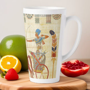 Farao Ramses II Paarden Papyrus Latte Mok