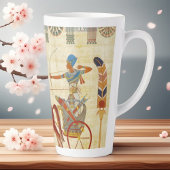 Farao Ramses II Paarden Papyrus Latte Mok