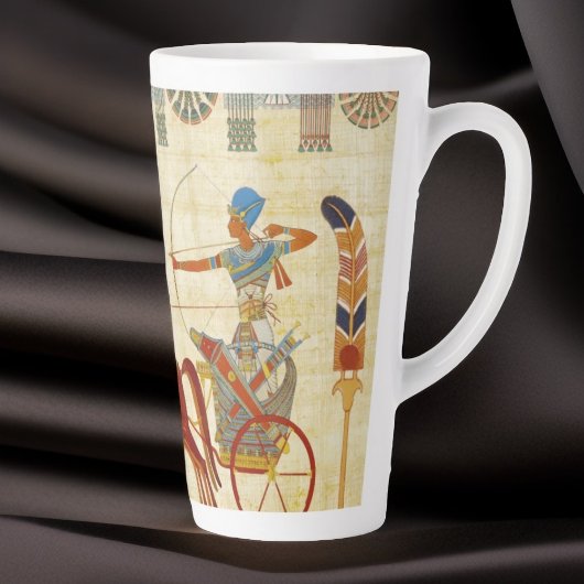Farao Ramses II Paarden Papyrus Latte Mok