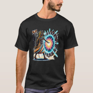 Farao Tijdreiziger Egypte Kunst Grafisch Vintage T-shirt