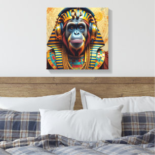FARAO TUT-ORANG-OETAN 3 CANVAS AFDRUK