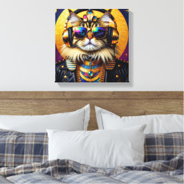 FARAO TUT-PERS KATT 4 CANVAS AFDRUK