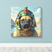 FARAÓ TUT-PUG 2 CANVAS AFDRUK (Insitu (Houten vloer))