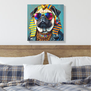 FARAÓ TUT-PUG CANVAS AFDRUK