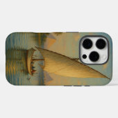 Farao van de Nijl - Oude Egypte iPhone Case (Achterkant (horizontaal))