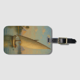 Farao van de Nijl - Oude Egypte iPhone Case Bagagelabel