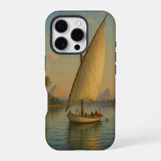 Farao van de Nijl – Oude Egypte iPhone Hoesje iPhone 16 Pro Hoesje (Achterkant)