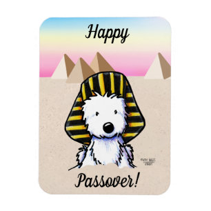 Farao Westie Passover Magneet