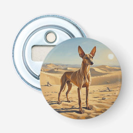 Faraohond Button Flesopener