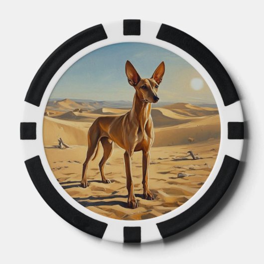 Faraohond Poker Chips (Voorkant)