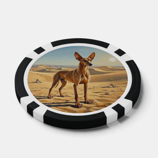 Faraohond Poker Chips (Enkel)